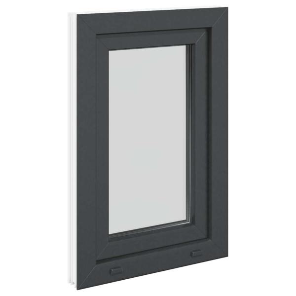Kellerfenster "RISOR" 50x75 cm Drehkipp DIN Links Anthrazit
