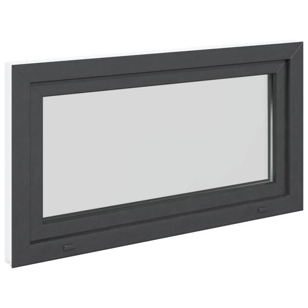 Kellerfenster "RISOR" 110x70 cm Drehkipp DIN Links Anthrazit