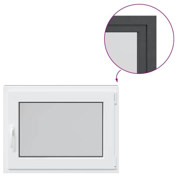 Kellerfenster "RISOR" 80x70 cm Drehkipp DIN Rechts Anthrazit