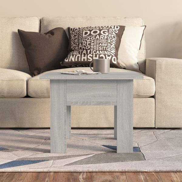 Couchtisch Grau Sonoma 55x55x42 cm Holzwerkstoff