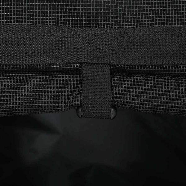 Trolley für Haustiere 3-in-1 Schwarz 48x32x57 cm cm Oxford-Gewebe