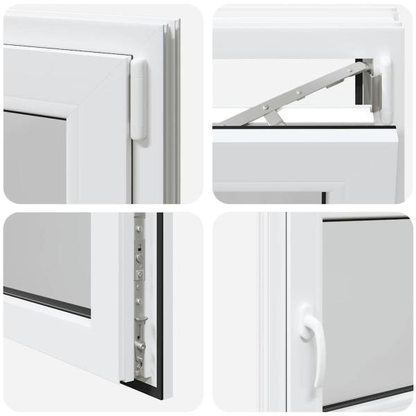 Kellerfenster "RISOR" 100x60 cm Drehkipp DIN Rechts Weiß