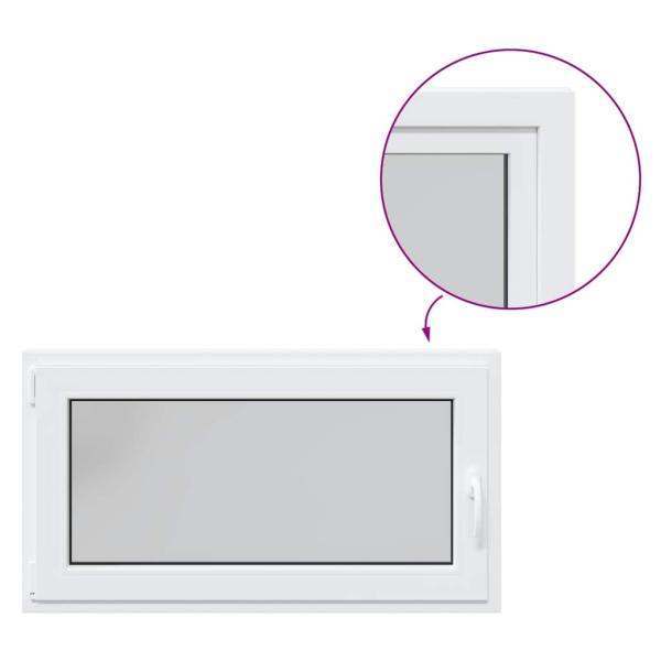 Kellerfenster "RISOR" 110x70 cm Drehkipp DIN Links Weiß