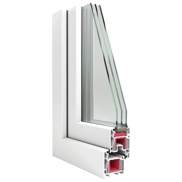 Kellerfenster "RISOR" 110x70 cm Drehkipp DIN Links Weiß