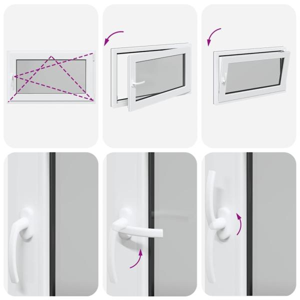 Kellerfenster "RISOR" 100x60 cm Drehkipp DIN Rechts Anthrazit