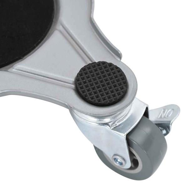 Möbelrollen 4 Stk. mit Heber 19x17,5x6 cm Stahl 1000 kg