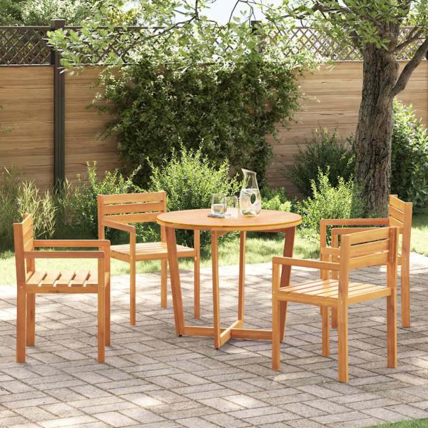 ARDEBO.de - Gartenstühle 4 Stk. 50x53x80 cm Massivholz Akazie