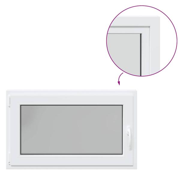 Kellerfenster "RISOR" 100x70 cm Drehkipp DIN Links Weiß