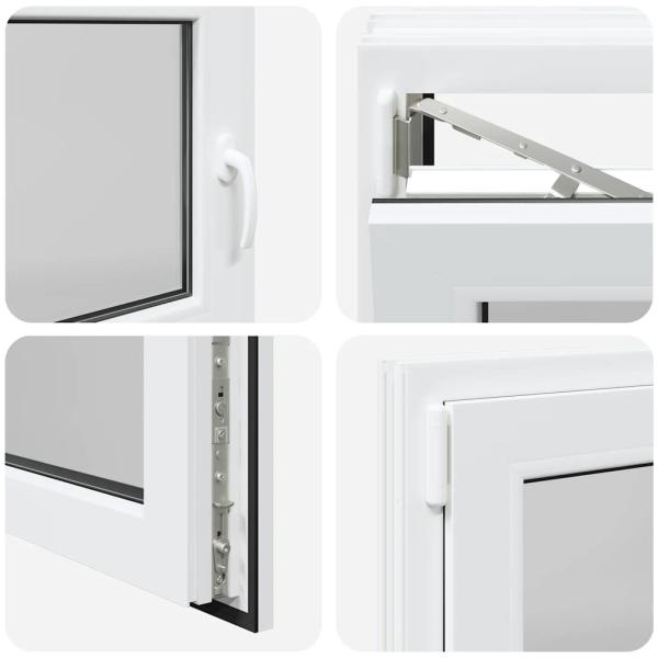 Kellerfenster "RISOR" 100x70 cm Drehkipp DIN Links Weiß