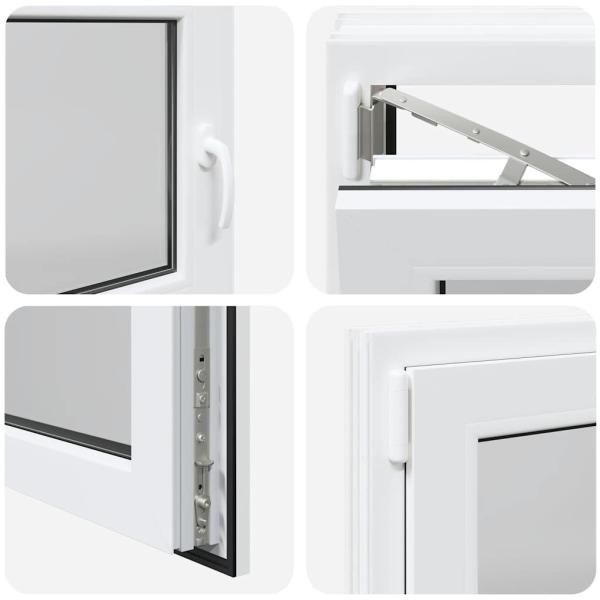 Kellerfenster "RISOR" 110x70 cm Drehkipp DIN Links Weiß