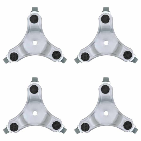 ARDEBO.de - Möbelrollen 4 Stk. 16x14,5x5,5 cm Stahl 180 kg