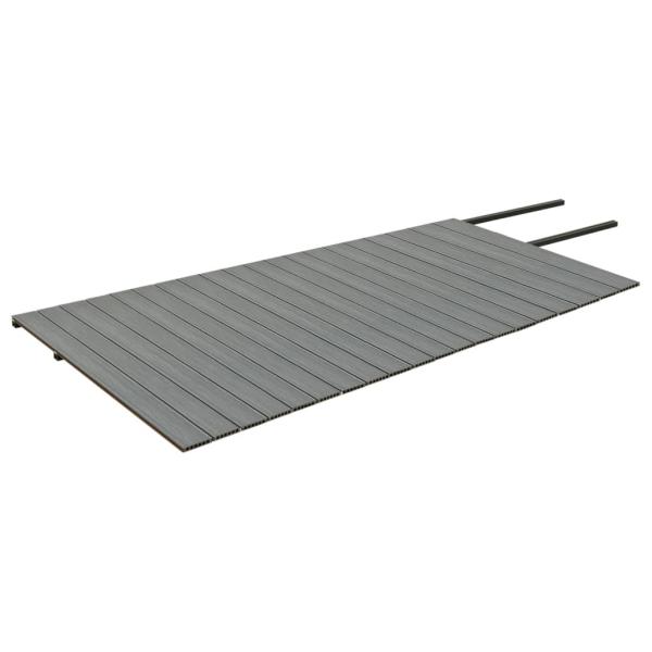 WPC Terrassendielen mit Zubehör Braun und Grau 40 m² 2,2 m