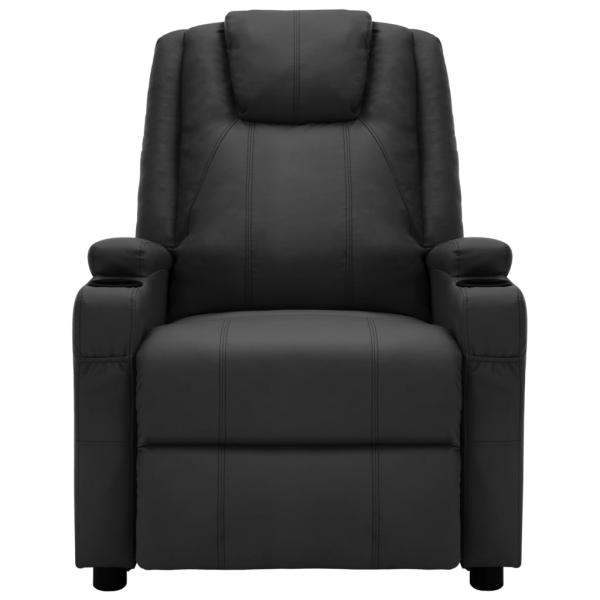 Massagesessel Schwarz Kunstleder