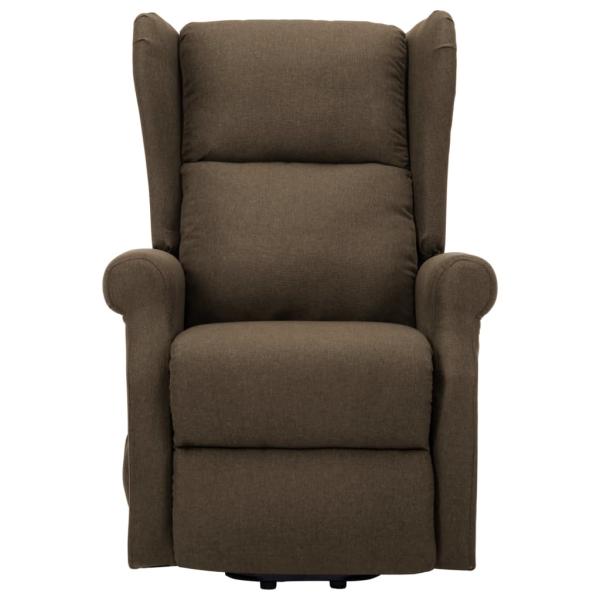 Aufstehsessel Braun Stoff