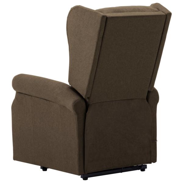 Aufstehsessel Braun Stoff