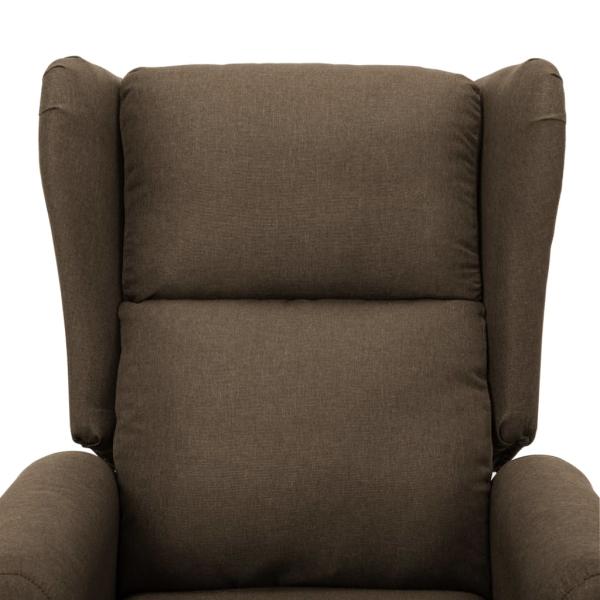Aufstehsessel Braun Stoff