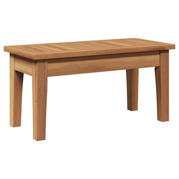 4-teiliges Gartenbank Set mit Kissen aus massivem Teakholz, 2-teiliges Gartenbank Set aus massivem Teakholz