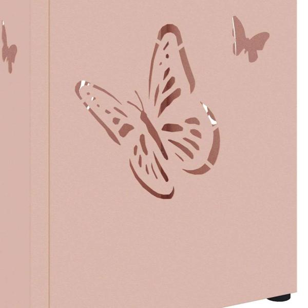 Regenschirmständer Rosa Metall Standard Dekorative Intarsien