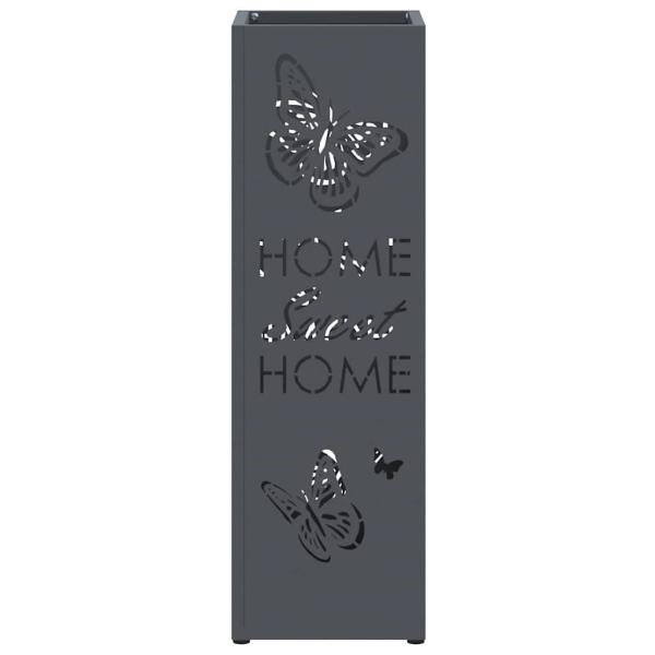 Regenschirmständer Anthrazit Metall Mittel Muster