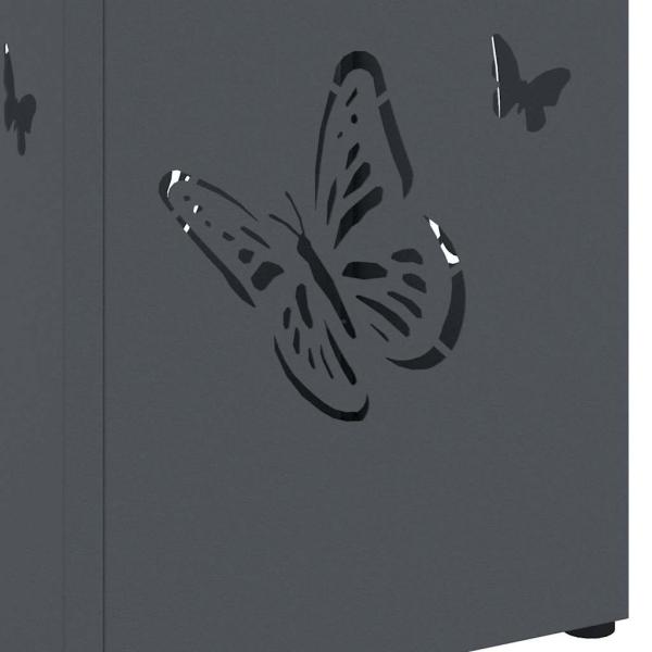 Regenschirmständer Anthrazit Metall Mittel Muster