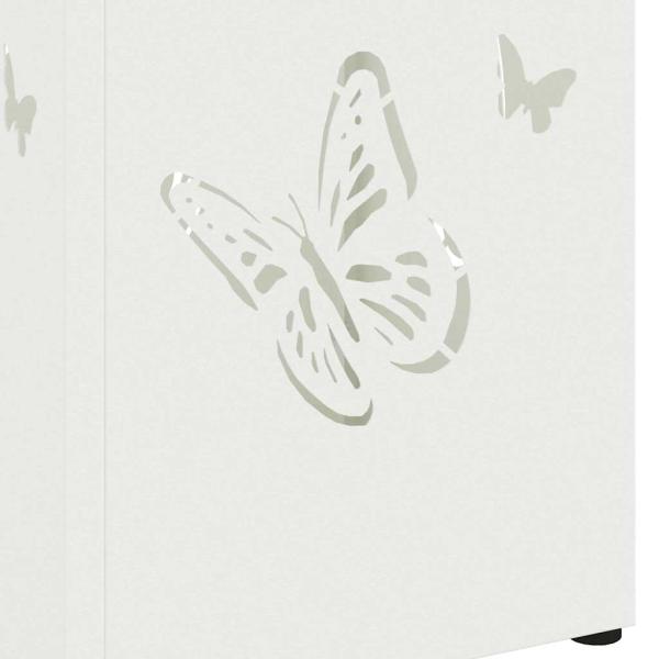 Regenschirmständer Weiß Metall Mittel Dekorative Intarsien