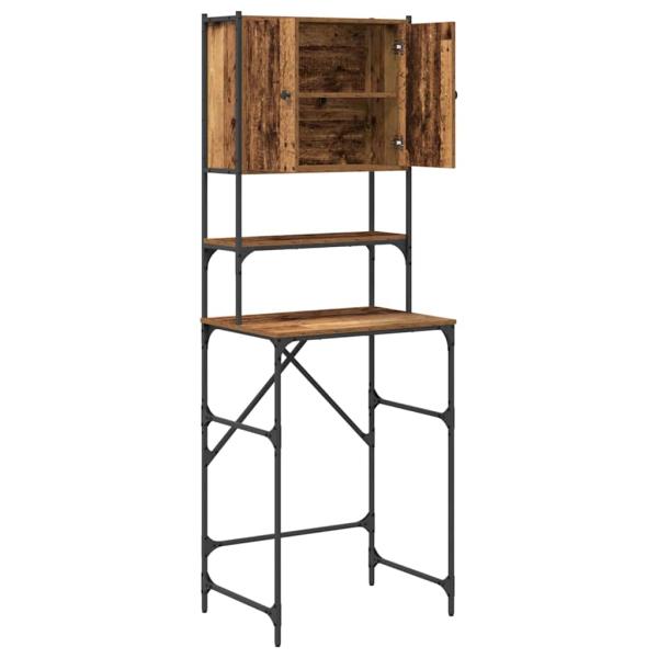 Waschmaschinen-Schrank Altes Holz 68x48,5x194 cm