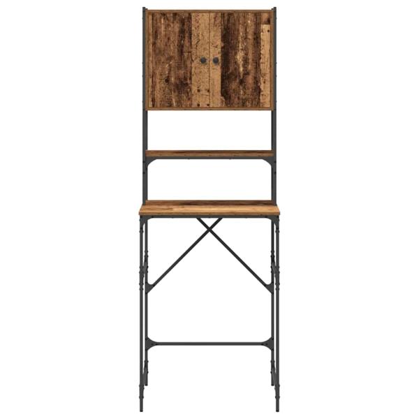Waschmaschinen-Schrank Altes Holz 68x48,5x194 cm