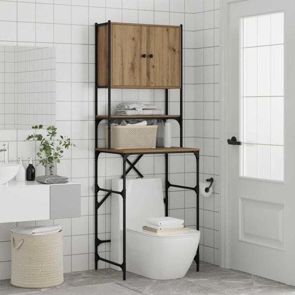 Waschmaschinen Schrank Artisan Eiche 68x48,5x194 cm