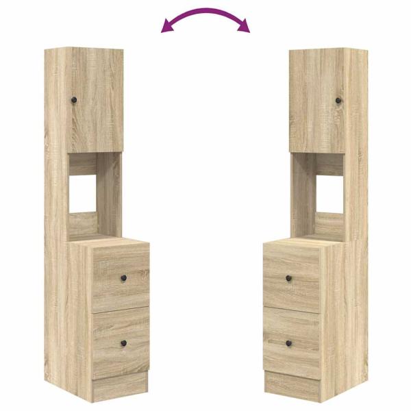 Küchenschrank Sonoma Eiche 35x50x180 cm Spanplatte