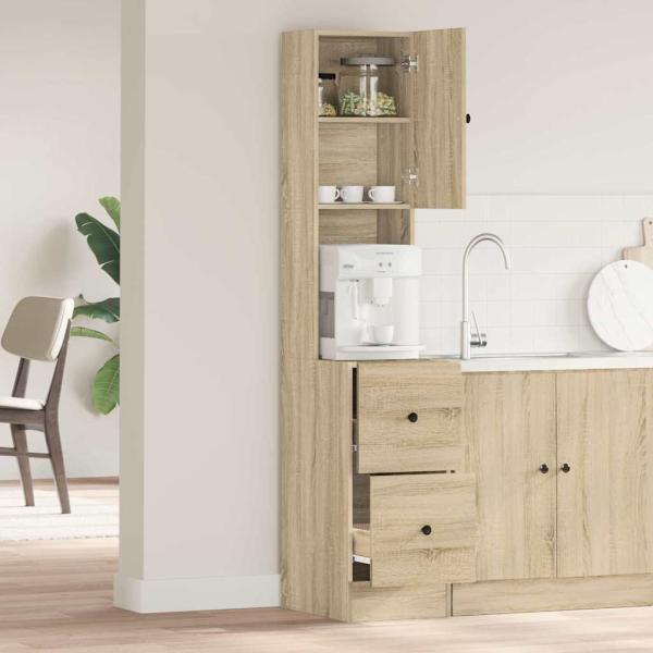 Küchenschrank Sonoma Eiche 35x50x180 cm Spanplatte
