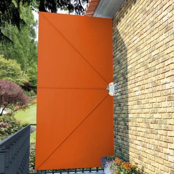 ARDEBO.de - Faltbarer Terrassen-Seitenfächer Terracotta-Rot 400×200 cm