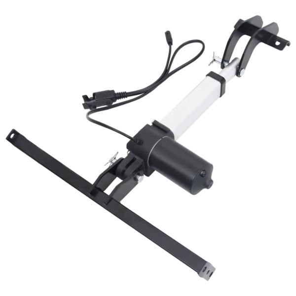 Massagesessel Elektrisch Dunkelbraun Stoff