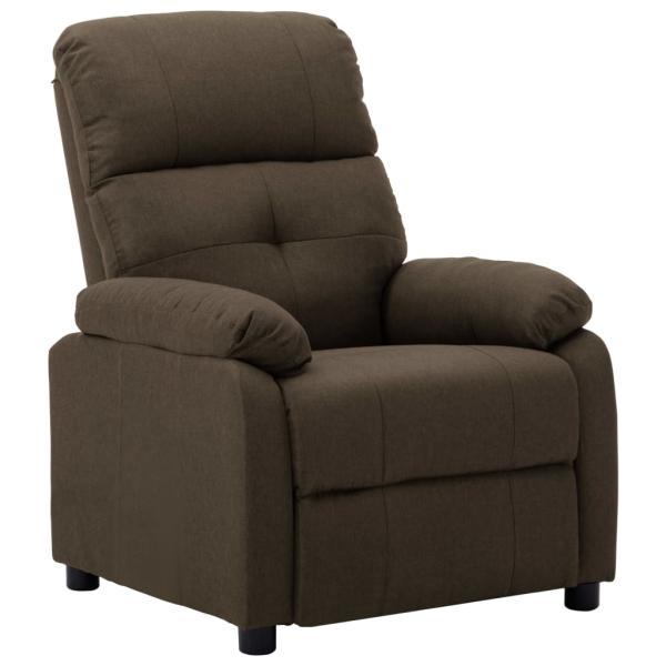 Relaxsessel Braun Stoff