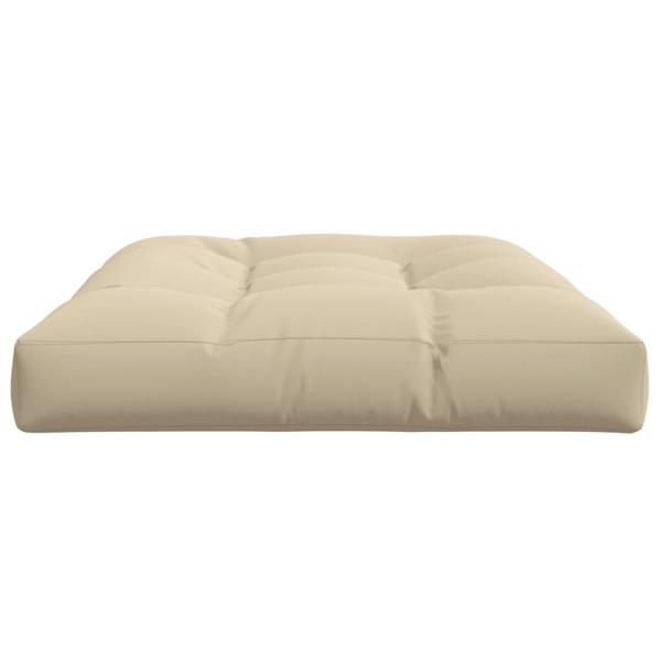ARDEBO.de - Palettenkissen Beige 120x80x12 cm Stoff