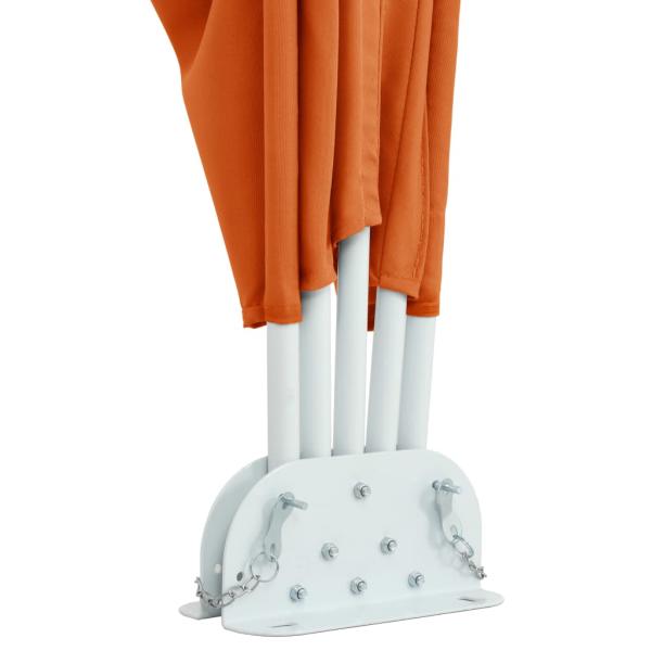 Faltbarer Terrassen-Seitenfächer Terracotta-Rot 300×150 cm