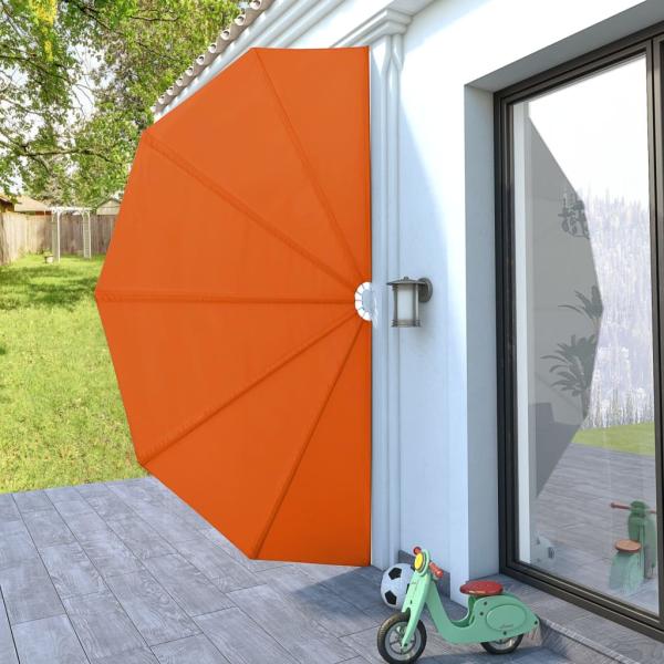Faltbarer Terrassen-Seitenfächer Terracotta-Rot 200 cm