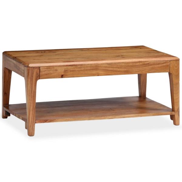 Couchtisch Massivholz 88x50x38 cm