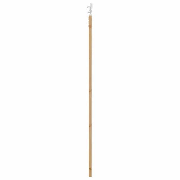 Schiebetür mit Hardware Set 73,5 x 211 cm Massivholz Fichte, Innentür mit Glas 'ORKDAL'73,5 x 211 x 4 cm Massivholz Fichte