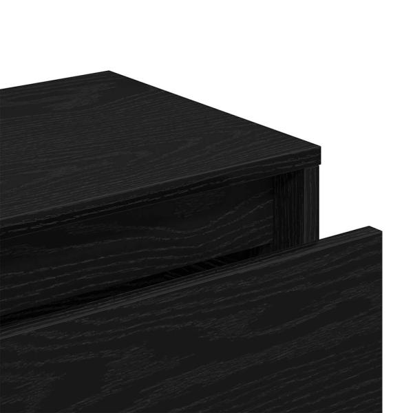 Flurmöbel Set Schwarze Eiche Holzwerkstoff, Flurmöbel Set in schwarzer Eiche Holzwerkstoff, Pflanzenbox Schwarze Eiche 40x40x40 cm Holzwerkstoff