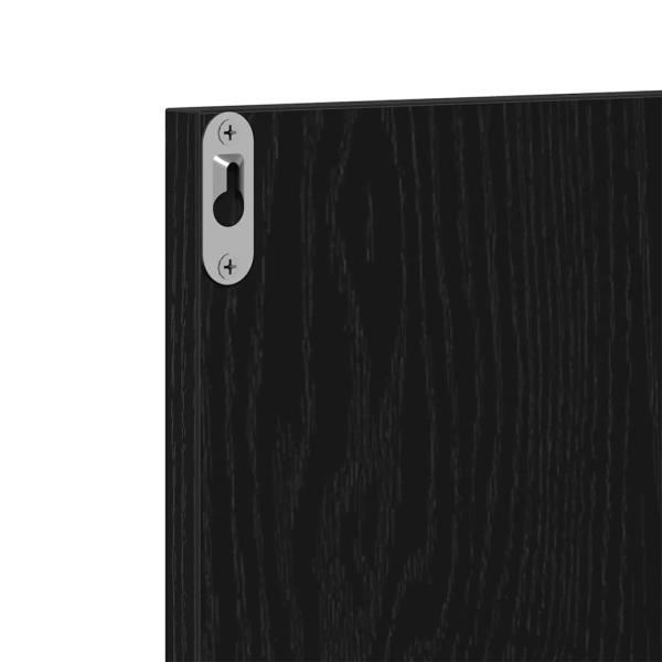 Flurmöbel Set Schwarze Eiche Holzwerkstoff, Flurmöbel Set in schwarzer Eiche Holzwerkstoff, Pflanzenbox Schwarze Eiche 40x40x40 cm Holzwerkstoff