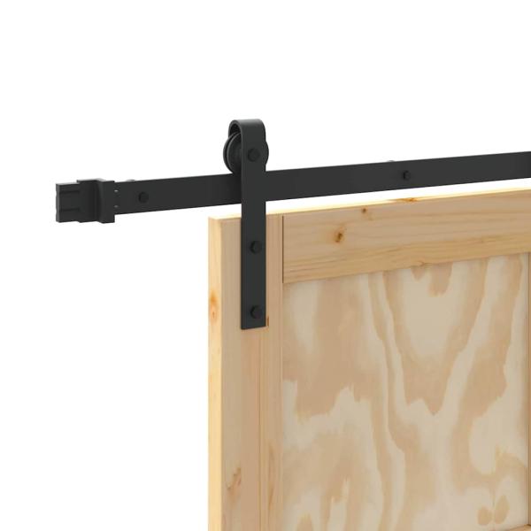 Schiebetür mit Hardware Set 83x232 cm Massivholz Kiefer, Innentür 'ORKDAL'83x232x4 cm Massivholz Kiefer