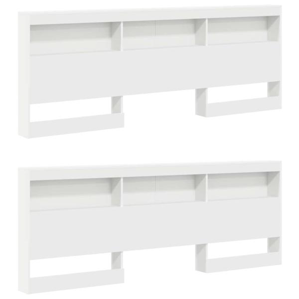 Bücherregalbett Weiß 180x200 cm Sperrholz