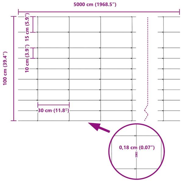 Zaunpfosten 22 Stück U-Kanal 100 cm galvanisierter Stahl, Feldzaun 1x50 m galvanisierter Stahl