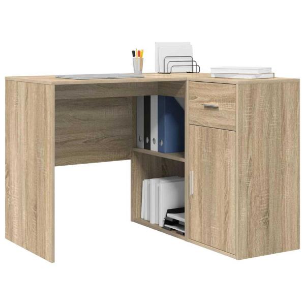 Eck-Schreibtisch mit Schubladen Sonoma-Eiche 102 x 88 x 75 cm