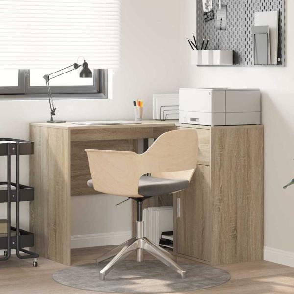 Eck-Schreibtisch mit Schubladen Sonoma-Eiche 102 x 88 x 75 cm