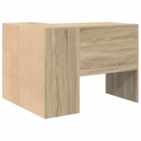 Eckschreibtisch Sonoma Eiche 102x88x75 cm Holzwerkstoff