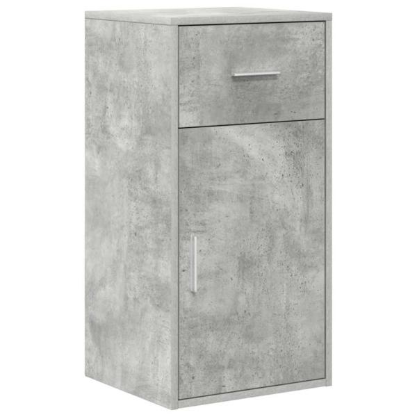 Eckschreibtisch Beton Grau 102x88x75 cm Holzwerkstoff