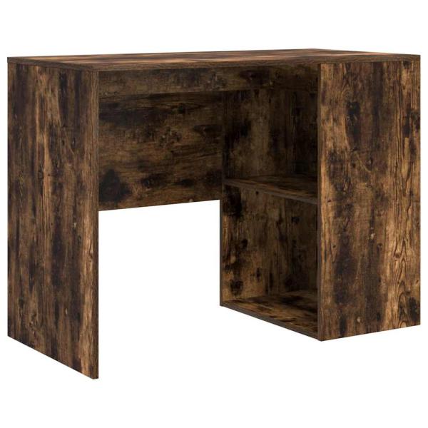 Eckschreibtisch Geräucherte Eiche 102x88x75 cm Holzwerkstoff