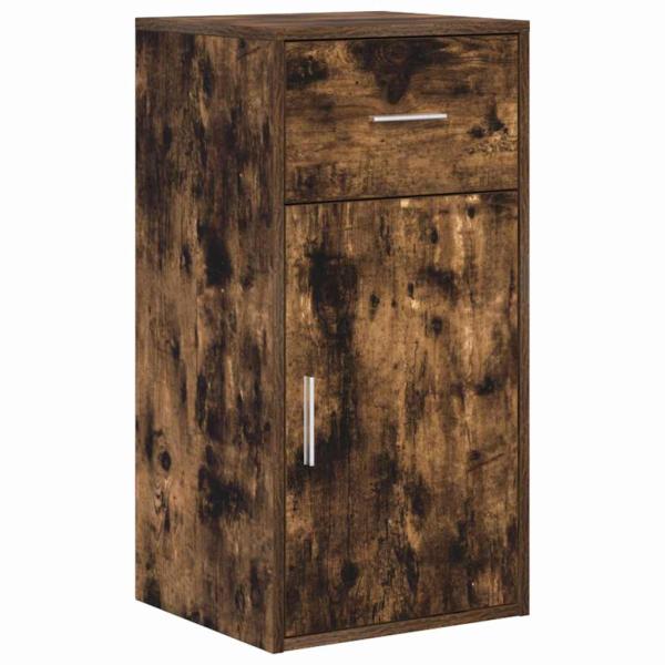 Eckschreibtisch Geräucherte Eiche 102x88x75 cm Holzwerkstoff