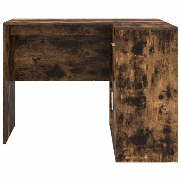 Eckschreibtisch Geräucherte Eiche 102x88x75 cm Holzwerkstoff